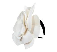 Soft Cloth Floral Headpiece Women's Comfortable Hairband for Stage Shows Theatrical Event Bold Hair Ornament