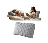Soft Cloud-Like Pillow ，Fluffy Soft & Supportive Balance Bed PineapplePillow，Cooling Marshmallow Pillow for Back, Side & Stomach Sleepers. (Grey)