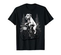 Soft Coated Wheaten Terrier Dog Riding a Bike Cycling T-Shirt