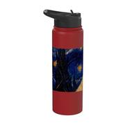 Soft Coated Wheaten Terrier Dog Van Gogh Starry Night Stainless Steel Insulated Water Bottle