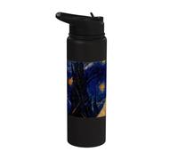 Soft Coated Wheaten Terrier Dog Van Gogh Starry Night Stainless Steel Insulated Water Bottle