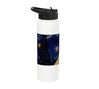 Soft Coated Wheaten Terrier Dog Van Gogh Starry Night Stainless Steel Insulated Water Bottle