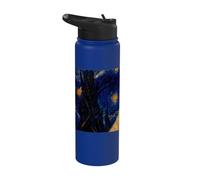 Soft Coated Wheaten Terrier Dog Van Gogh Starry Night Stainless Steel Insulated Water Bottle