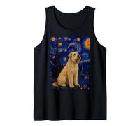 Soft Coated Wheaten Terrier Dog Van Gogh Starry Night Tank Top