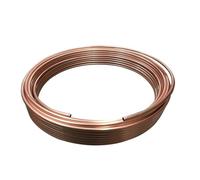 Soft Coil Copper Tube Pipe, 99.9% Pure Copper Tube Coil Bundle Multisize for Air Conditioning Refrigeration Buildings(5x0.5mm)