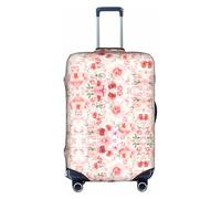 Soft Color Pale Faded Mix of Roses Luggage Cover Suitcase Trolley Case Protector Elastic Washable Anti Scratch Fit 18-32 Inch