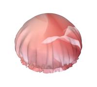 Soft Color Pale Faded Mix of Roses print Stylish Shower Cap Reusable Shower Cap Women Large Shower Cap for Braids Long Hair