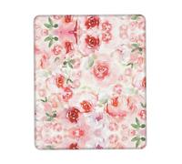 Soft Color Pale Faded Mix of Roses Printing Gaming Mouse Pad with Strong Adhesion, Suiting for Computerpad, Gaming and Working