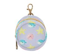 Soft Color Underwater starfishes Newborned Boy Travel Pacifier Holder Portable Change Purse Key Holder, Everything Storage pouching Clip para chupete de