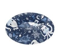 Soft Colors Indigo Squid Winter Pet Dog Bed Warm & Soft Dog & Cat Cushion for Extra Small Size Pets Supplies S