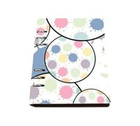 Soft Colour Spots Notebook, Pu Leather Notebooks, Lined Paper Cute Notebooks 180Pages/90Sheets, Jotter for Home, Notes Book for School, Revision Supplies Women Man