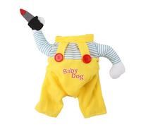 Soft Comfortable Dog Costume Unique Fun Pet Halloween Cat Funny Outfit with Adjustable Straps Plush Arm Knife Attachment Clothes Cosplay Yellow L
