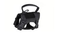 Soft Comfortable Nylon Dog Training Harness Leash Set With Control Handle For Shiba Inu Chihuahua Yorkshire Terrier Pug,Black