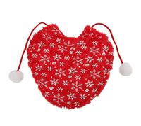 Soft Comfortable Pet Cats Dogs Christmas Snowflake Cloak, Cute Imitation Rabbit Fur Costume Applicable for Various Themed Parties (S)