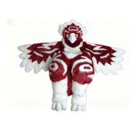 Soft Comfy Fursuit Mascot,Furry Fursuit Animal costume for playing a birdman,For Party Halloween Cosplay Costume Accessory