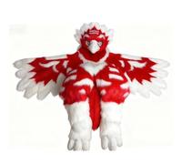 Soft Comfy Fursuit Mascot,Furry Fursuit Animal costume for playing a birdman,For Party Halloween Cosplay Costume Accessory
