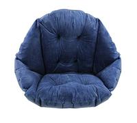 Soft Comfy Seat Cushion with Back Support Elastic Strap Armchair Cushion Cozy Warm Plush Lazy Sofa Office Seat Pad Pillow Relieves Back Coccyx Sciatica Tailbone Pain Relief Chair Cushions Floor Mat