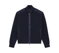 Soft Cool Touch Wool Cardigan with Typhoon® Re-4x4 Stretch - male - Paul & Shark - Cardigans - Blue - XL - Knitwear XL