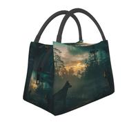 Soft Cooler Bag, Foldable Insulated Lunch Box Tote print TwilightHowl