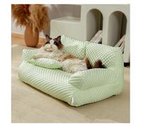 Soft Cooling Cat Sofa Beds,Summer Sleeping Cool Ice Silk Sofa for Small,Medium,Large Dogs & Cats,Breathable Removable Washable Pet Sofa with Non-Slip Bottom