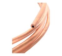 Soft Copper Tube,Bundle 2 Meter T2 Coil 1.6mm to 12mm OD Pure Air Conditioner Cooling Pipe Hollow Circular Buildings(1.6x0.5mm)