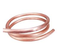 Soft Copper Tube Pipe Coiled, Soft Copper Tube Coil OD 2-12.7mm 99.9% Pure Air Conditioner Cooling DIY Crafts Straight(1 Meter x 2.5mm x 0.5mm)