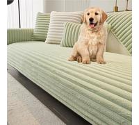 Soft Cord Sofa Cover NonSlip Plush Protection for 2Seater Couch Armchair & PetFriendly Blue 70x120cm Durable Furniture Protector Easy to Clean