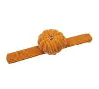 Soft Corduroy Wrist Pin Cushion Pumpkin Shape Wrist Pin Cushion Hands Sewing Assistant Heart Earrings Valentines Day (Yellow, One Size)