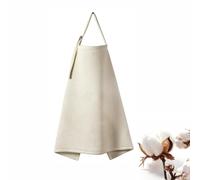Soft Cotton Breastfeeding Cover,Multi-Use Nursing Cover, Waffle Breathable Cotton,with Adjustable Strap,Machine Washable,24.4x37.4in(Beige)