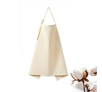 Soft Cotton Breastfeeding Cover,Multi-Use Nursing Cover, Waffle Breathable Cotton,with Adjustable Strap,Machine Washable,24.4x37.4in(Champagne)
