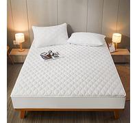 Soft Cotton Deep Pocket Fitted Sheet 180x200cm + 36cm Breathable White Mattress Protector Ultimate Comfort Bedding for Quality Sleep Essential Home Must-Have for Cozy Bedrooms