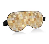 Soft Cotton Filled Lightweight Eye Cover with Curved Design No