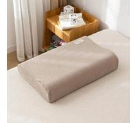 Soft Cotton Latex Pillow Case Cover Solid Color Plaid Sleeping Pillowcase for Memory Foam Pillow Latex Pillow 30x50CM/40x60CM