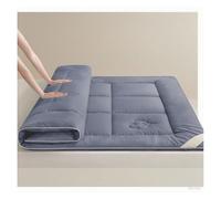 Soft Cotton Mattress Pad 5CM Thick - Blue Bed Topper for Hotels, Rentals & Living Rooms, Cozy Bedding Essential for Comfortable Sleep, 180x200CM