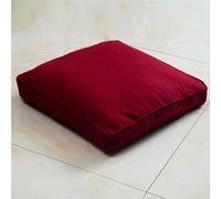 Soft Cotton Thick Chair Cush Seat Pad - Red 60x60cm table Bo for Home Office Sofa Floor - P Seat Cush for Ultimate Relaxat
