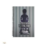 Soft cover notebook Wednesday This Is My Writing Time-Purple -