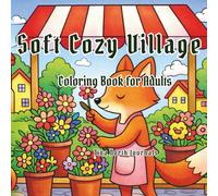 Soft Cozy Village: A Relaxing Coloring Book for Adults Featuring Peaceful Village Scenes