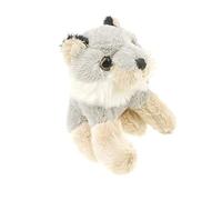 Soft Creatures Animals Safari Wild Life Farm Keyring Keychain (Wolf)