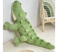 Soft Crocodile Plush Toy Fluffy Full Stuffed Animal Pillow Doll Jungle Green Giant Alligator Sofa Cushion Birthday plush Gift green