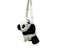 Soft Crossbody Bag for Girls Woman Lovely Cartoon Backpack Bear Messengers Bag Plush Panda Shoulder Bag Shopping Bag