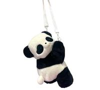 Soft Crossbody Bag for Girls Woman Lovely Cartoon Backpack Bear Messengers Bag Plush Panda Shoulder Bag Shopping Bag