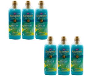 Soft cuddly fabric softener FRESH 6 x 1L for 38 washes up to 8 weeks freshness