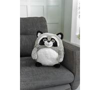 Soft Cuddly Racoon Handwarmer Pal with Hidden Blanket Deyongs Brown One Size