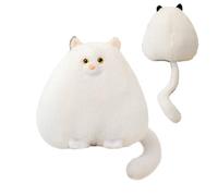 soft cuddly stuffed animal plush toy cat kitten realistic hug pillow home decor bedroom living room nursery children teens adults gift present girlfriend boyfriend son daughter family cute co