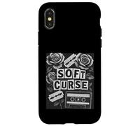 Soft Curse Roses Razorblade Witch House Case for iPhone X/XS