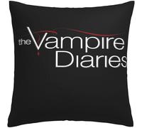 Soft Cushion Covers Pillowcases,the Vampire Diaries Decorative Large Square Washable Throw Pillow Cases For Living Room, Sofa, Bedroom, Home Car