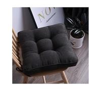 Soft Cushions Set for Chairs - 2/4/6 Pack 40x40cm 8cm Thick Seat Pads Black Chair Cushions Dining & Garden Chair Cushions Comfortable Chair Pads Cushion Covers