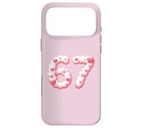 Soft Cute 67 Kawaii Clouds Valentine's Day Girls Humor Case for iPhone 17 Pro Max
