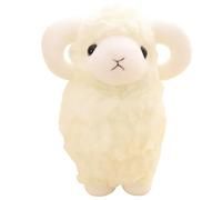 Soft Cute Sheep Stuffed Animal, Fluffy Sheep Hugging Pillow, Realistic Lamb Doll, Indoor Home Decor for Bedroom, Living Room, Office, Bookshelf and Hallway, Great Gift for Kids (White,45cm(17.72in))