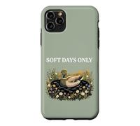 Soft Days Only Cute Duck Pond Cozy Nature Cottagecore Calm Case for iPhone 11 Pro Max